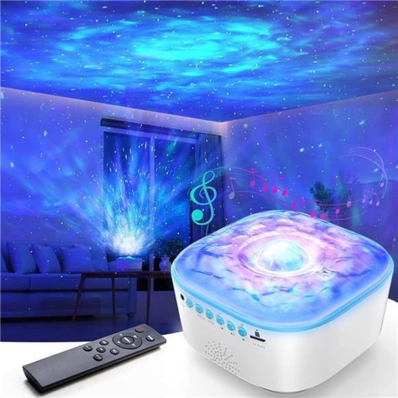 Star Projector Galaxy Light - Star Night Light Projector with Remote Control - Picture 1 of 6